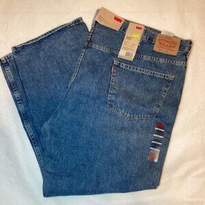 Levi 505 Big & Tal  Straight Fit Denim Blue Jeans Size 52 X 30 Brand New W Tags